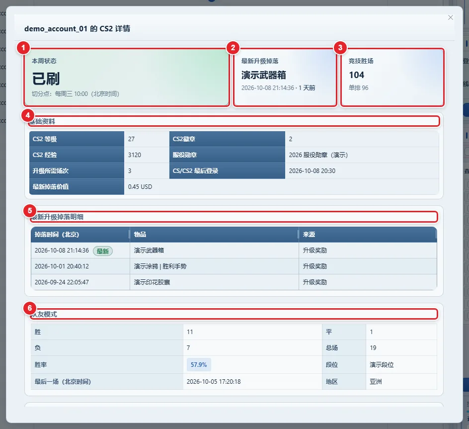 图 5-11 CS2 详情弹窗
